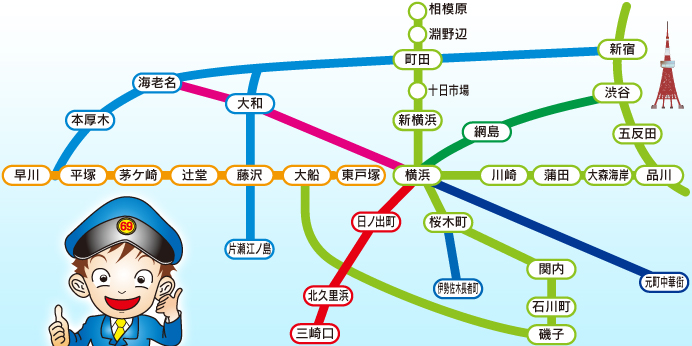 出張可能エリアマップ